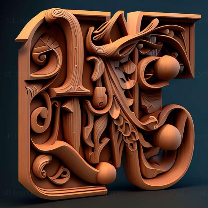 3D модель Гра Розповідь про букви (STL)